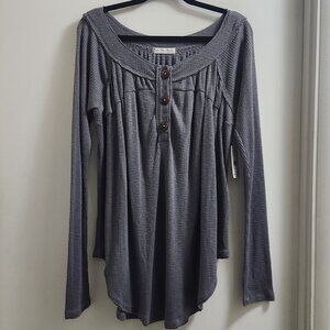 FREE PEOPLE Tunic Long-Sleeve Top